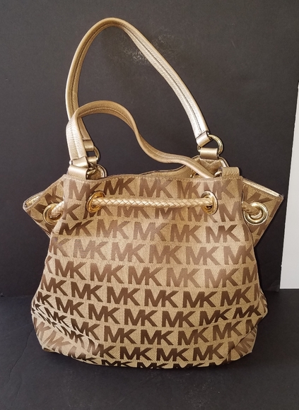 Mk Large Gathered Signature Tote - Picture 2 of 9